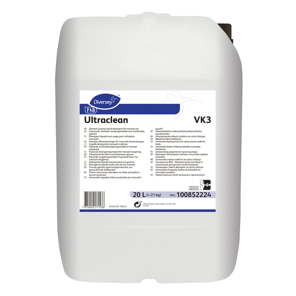 Ultraclean VK3 20L - Flüssiger Allzweckreiniger für manuelle Anwendungen