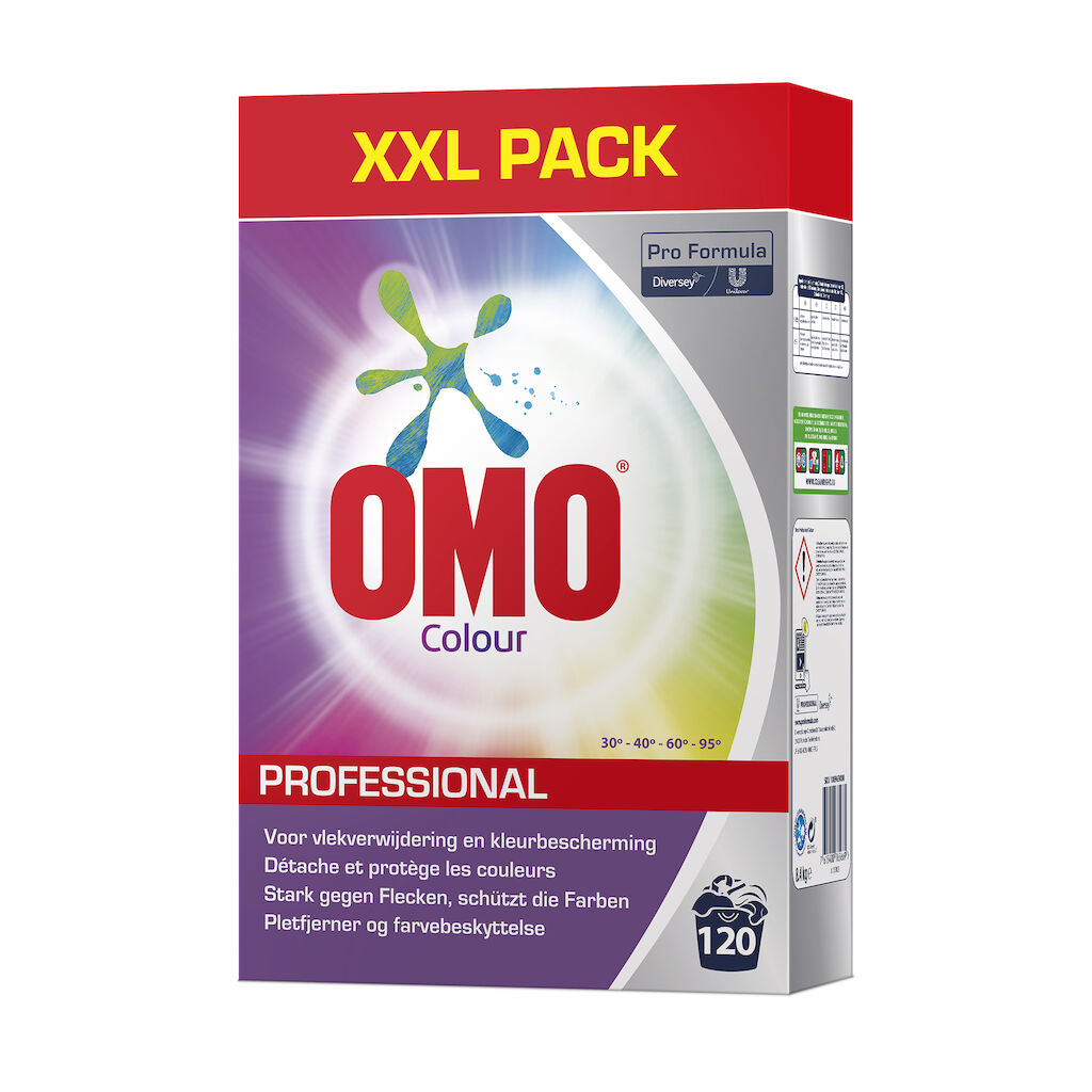 Omo Pro Formula Colour 8.4kg - Pulverwaschmittel für Buntwäsche