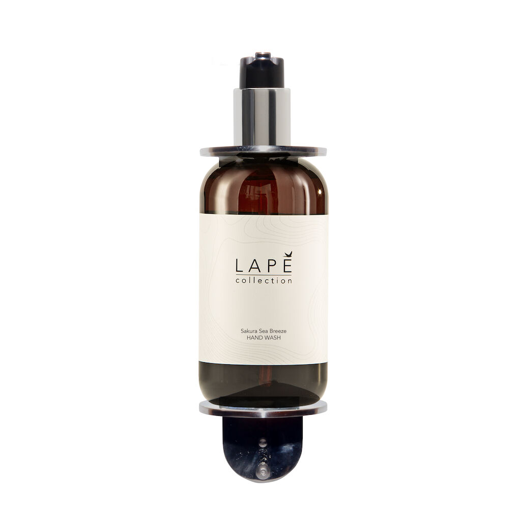 LAPĒ Collection Sakura Sea Breeze Hand Wash 8x0.3L - Nordic Swan zertifizierte, parfümierte, feuchtigkeitsspendende Handwaschseife