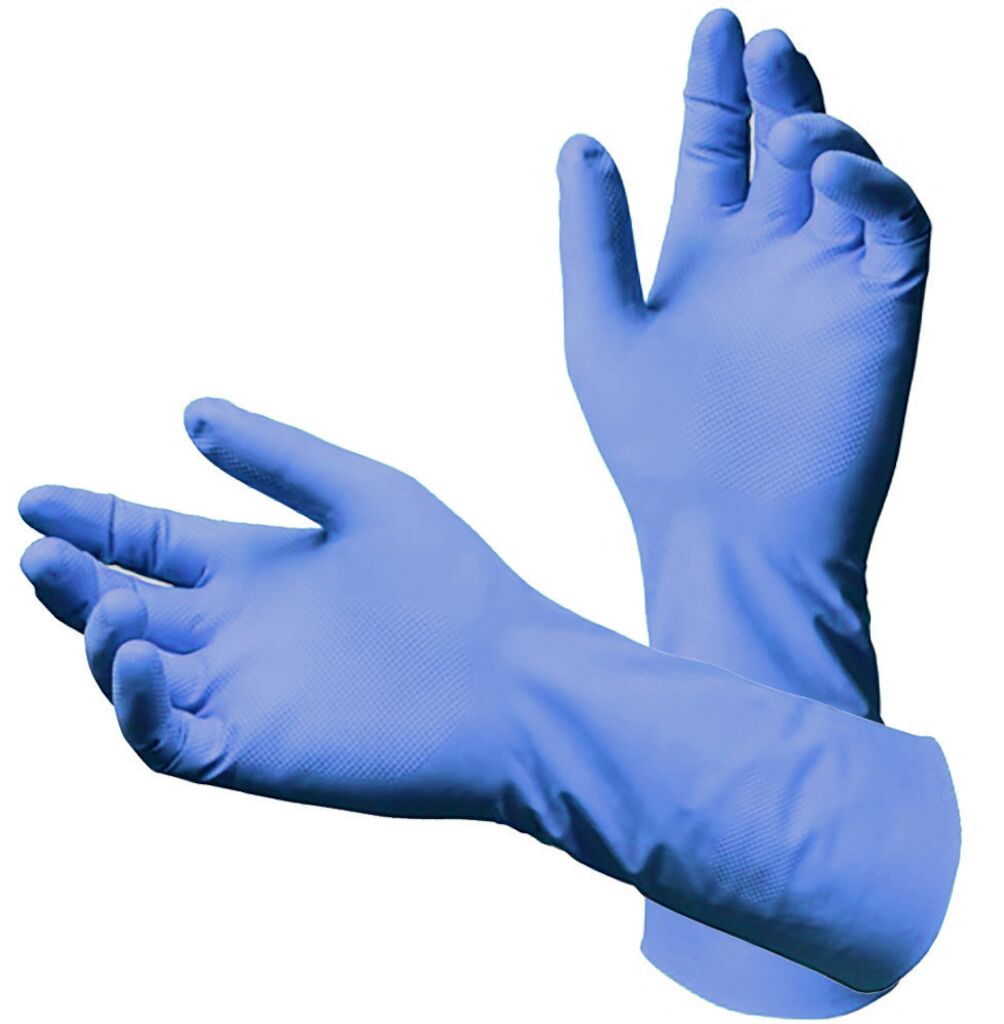 Gloves Nitrile 12x2Stk. - Small - Blau