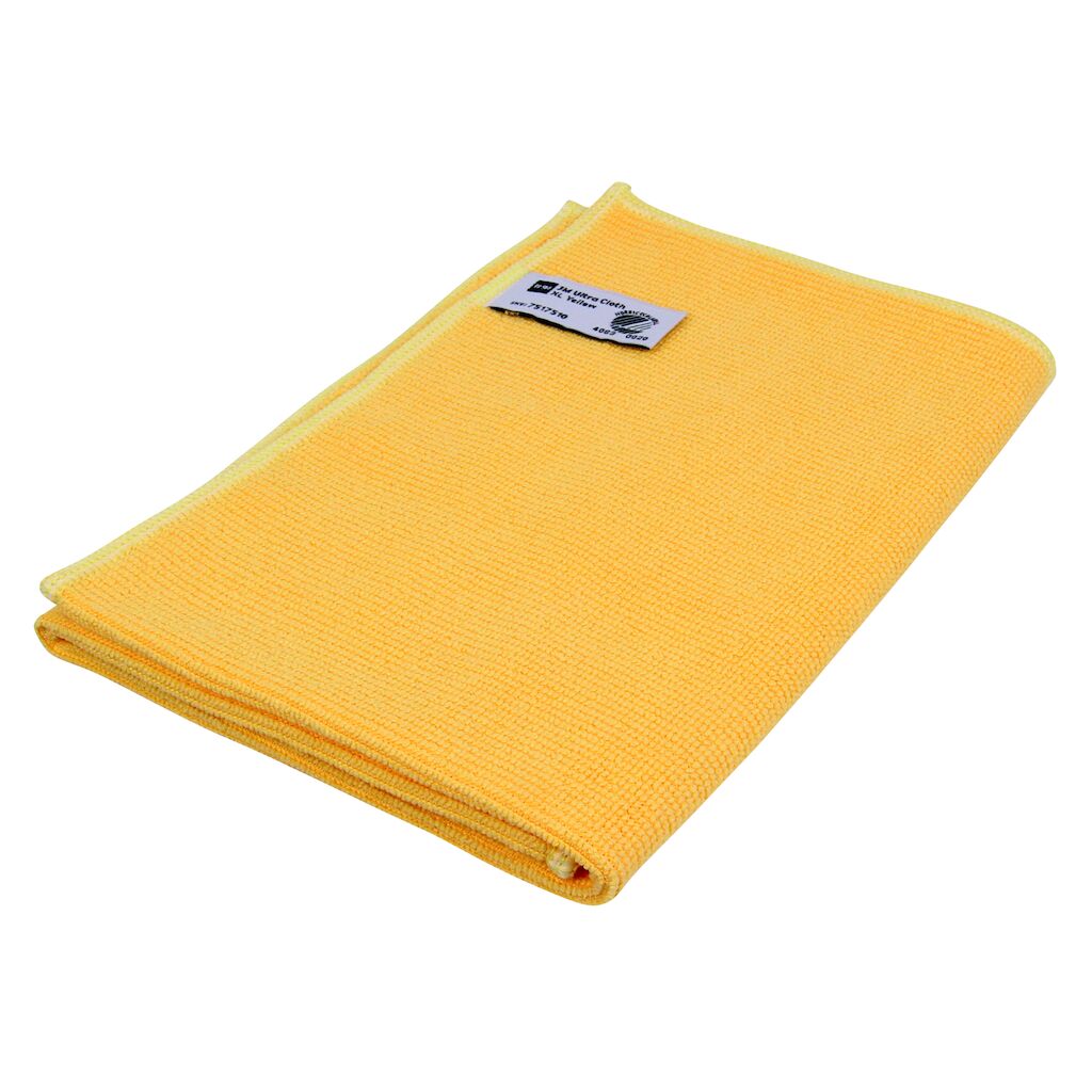 TASKI JM Ultra Cloth 20Stk. - 32 x 32 cm - Gelb - Hochwertiges Microfasertuch