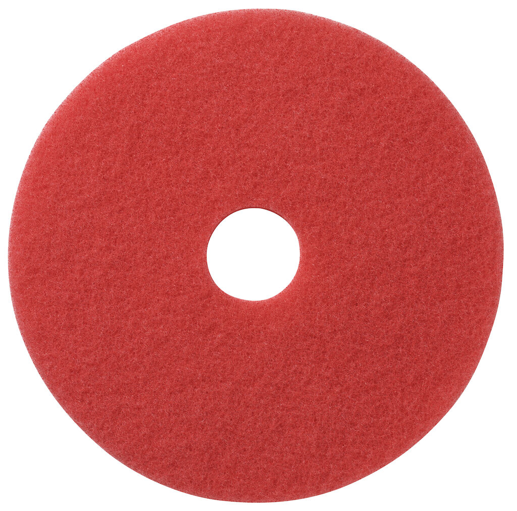 TASKI Americo Pad - Red 5x1Stk. - 16" / 41 cm - Rot - Rotes Pad für die tägliche Reinigung von Hartböden