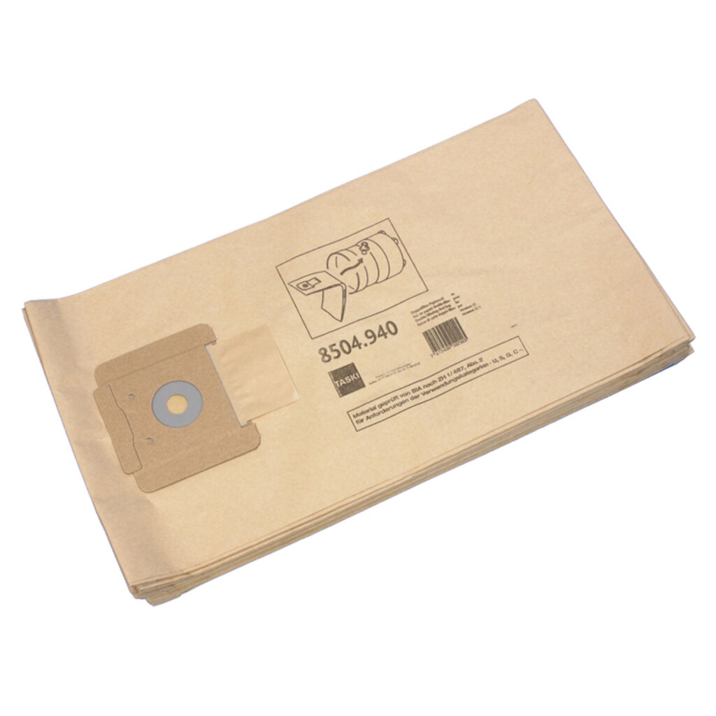 TASKI double filter paper dust bags 10x1Stk. - For TASKI vacumat 22