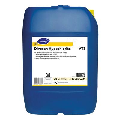 Divosan Hypochlorite VT3 20L - Flüssiges Desinfektionsmittel auf Basis von Aktivchlor