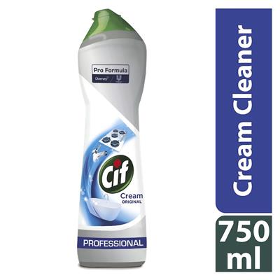 Cif Pro Formula Cream 8x0.75L - Cremereiniger mit natürlichen Mikropartikeln