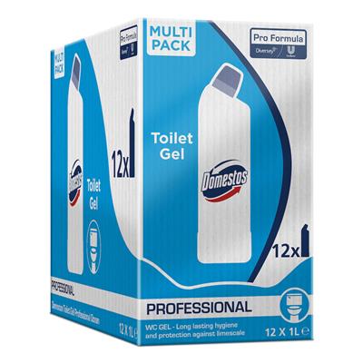 Domestos Pro Formula WC Reiniger Ocean 12x1L - Toilettengel