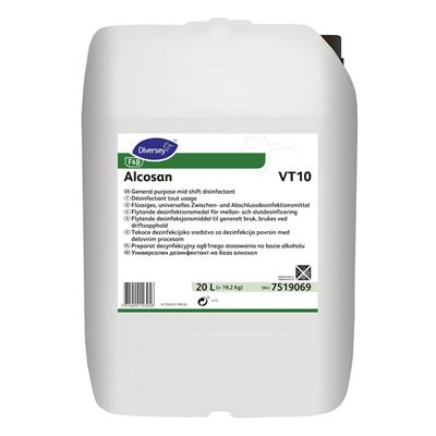 Alcosan VT10 20L - Flüssiges, universelles Zwischen- und Abschlussdesinfektionsmittel